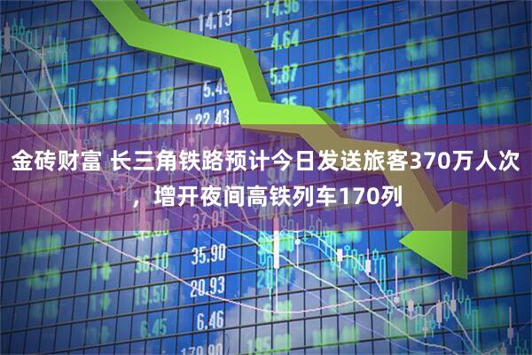金砖财富 长三角铁路预计今日发送旅客370万人次，增开夜间高铁列车170列