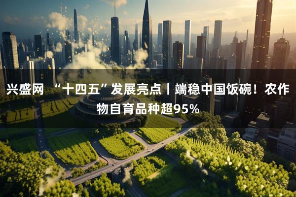 兴盛网  “十四五”发展亮点丨端稳中国饭碗！农作物自育品种超95%