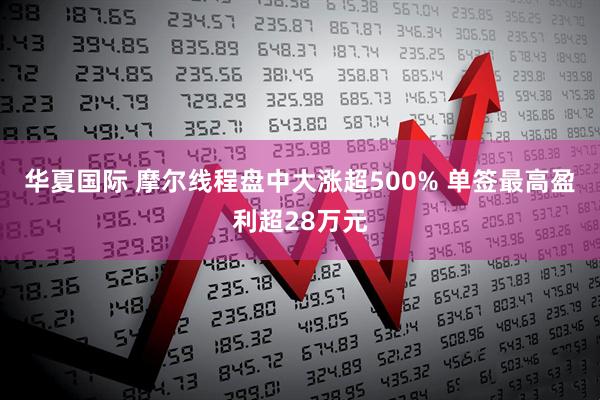 华夏国际 摩尔线程盘中大涨超500% 单签最高盈利超28万元