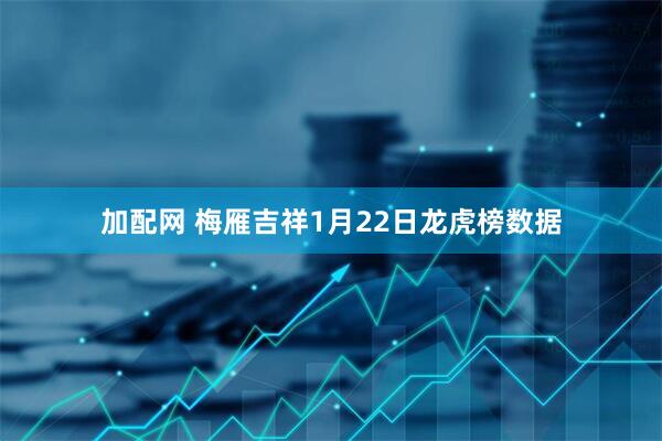 加配网 梅雁吉祥1月22日龙虎榜数据